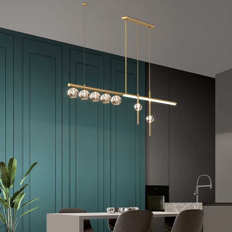 Pendant Light For Dining Room Ambiance Gold Crystal