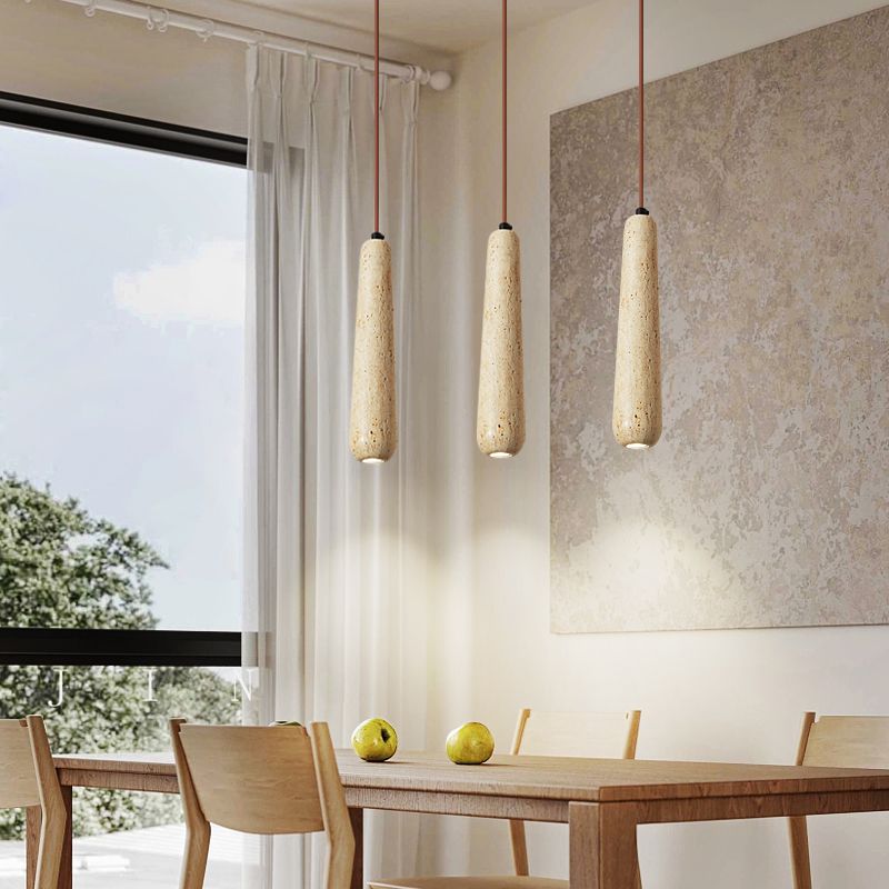 Minimalist Wood Pendant Light With Natural Finish Muto