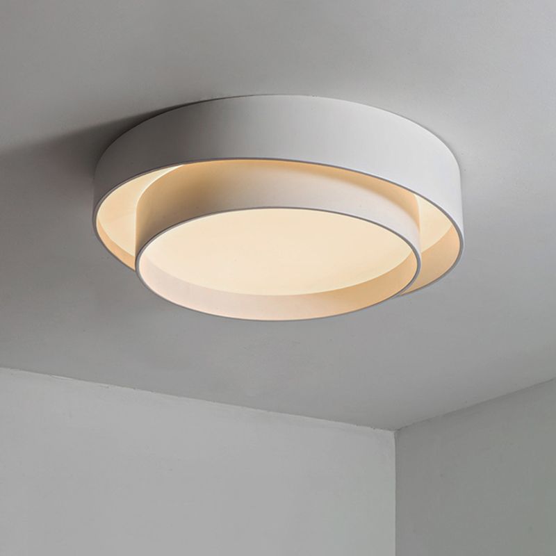 Nordic Style Circular Flush Mount Art Deco Ceiling Light