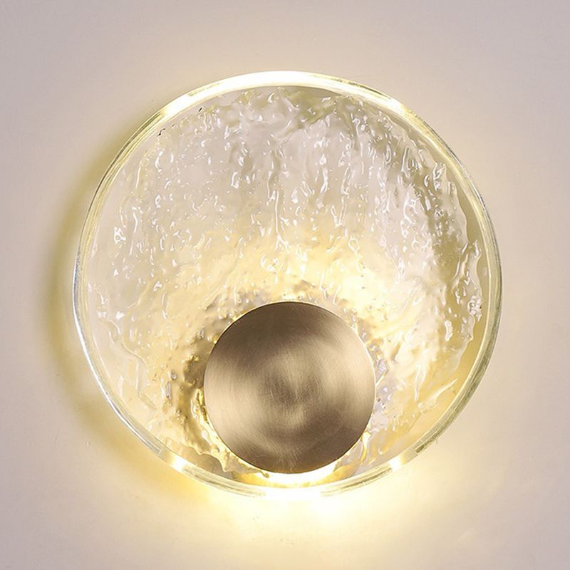 Globe Wall Lamp With Crystal Accents Gold Art Deco