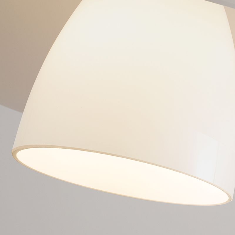 White Pendant Dimmable Light For Dining Room