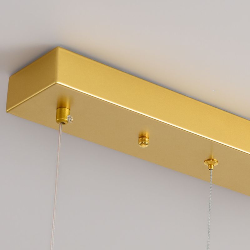 Metal Pendant Light Wavy Minimalist for Dining Rooms