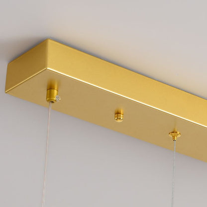 Metal Pendant Light Wavy Minimalist for Dining Rooms