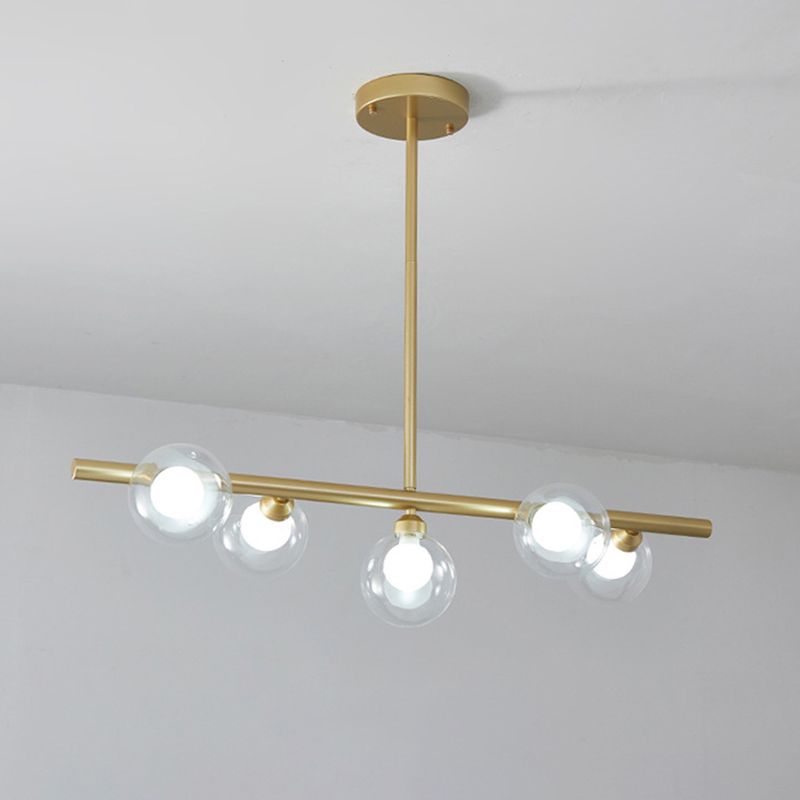 Ambient Dining Illumination Nordic Linear Pendant Light