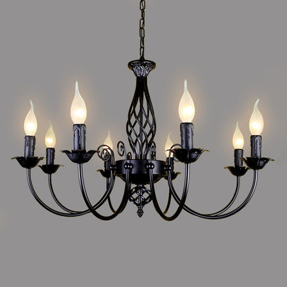 Pendant Light in Retro Candle Style for Dining Ambience