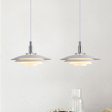 Ambient Dining Disc Shaped Metal Pendant Light