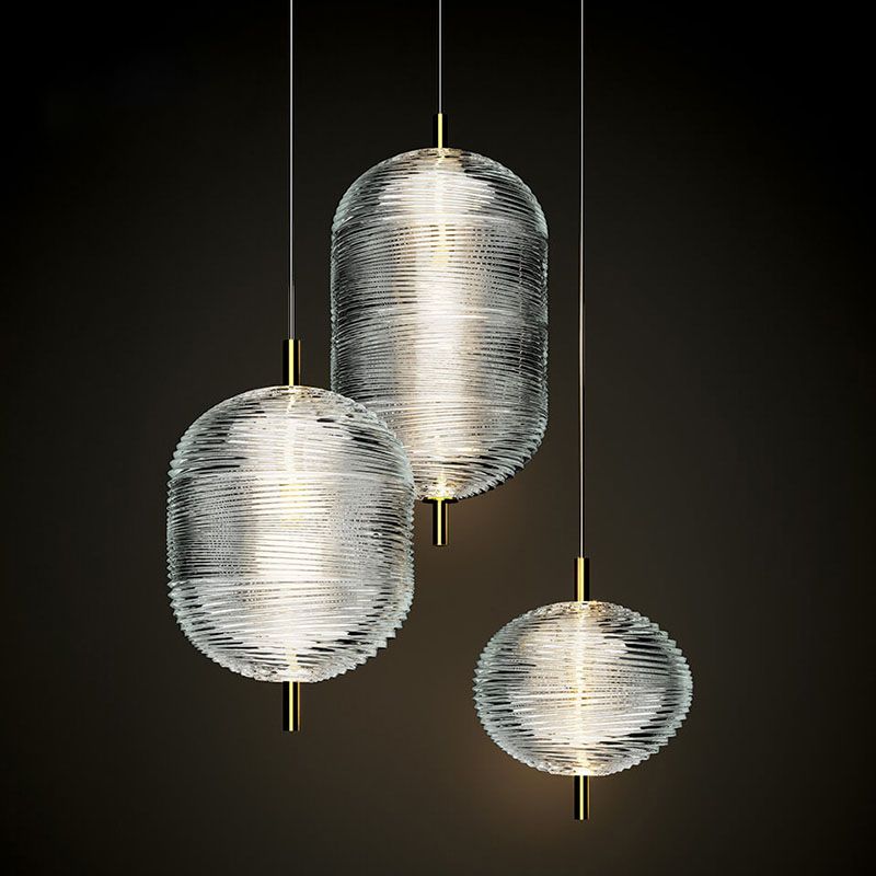 Gold Ambient Glow Modern Black Pendant Light