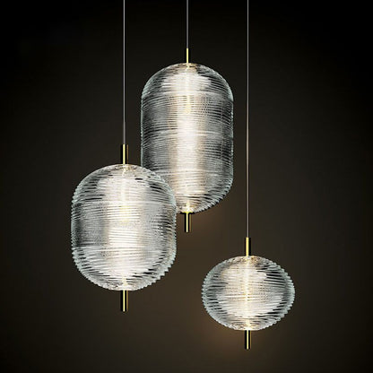Gold Ambient Glow Modern Black Pendant Light