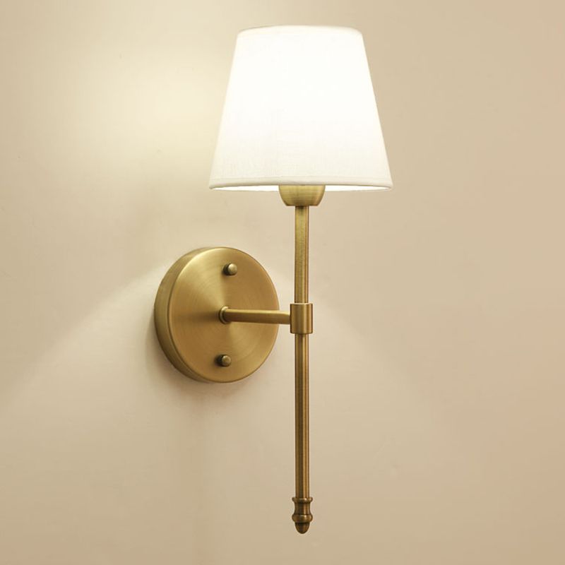 Indoor Use Dimmable LED Half Light Stained Glass Vanity Wall Lamp