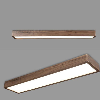 Flush Mount Rectangular LED Aurora Ceiling Light