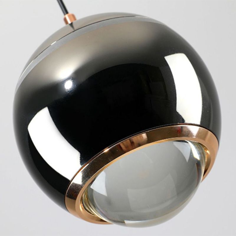 Adjustable Height Round LED Pendant Light