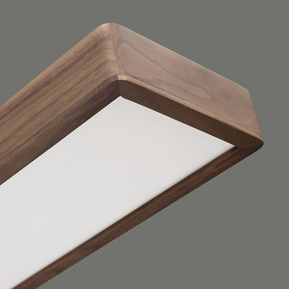 Flush Mount Rectangular LED Aurora Ceiling Light
