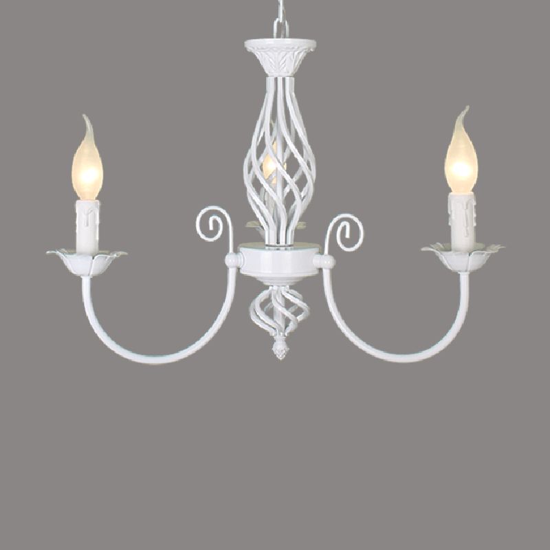 Pendant Light in Retro Candle Style for Dining Ambience