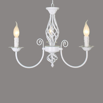 Pendant Light in Retro Candle Style for Dining Ambience