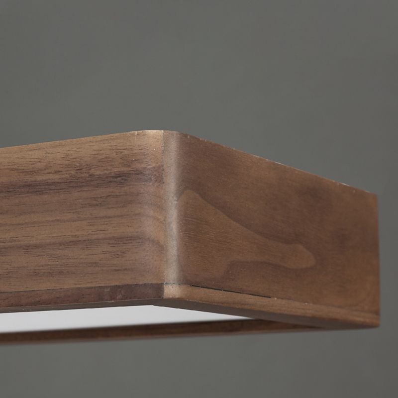 Flush Mount Rectangular LED Aurora Ceiling Light
