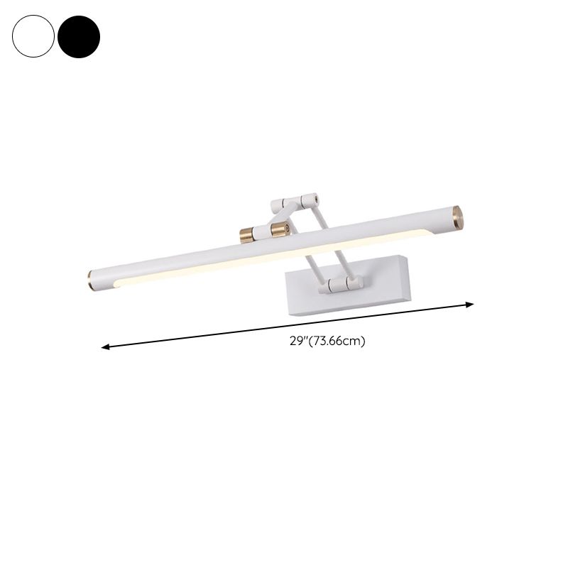 Wall Light With Mirror Front LED Metal Adjustable Arisha