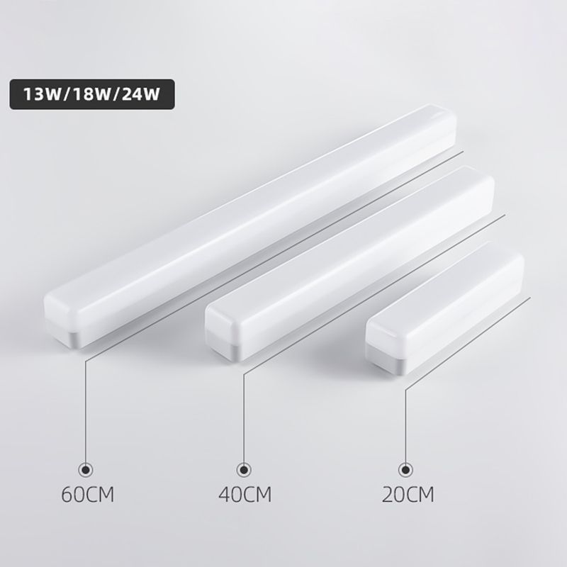 Dimmable Warm White Rectangular Wall Light For Bathrooms LuminaRect