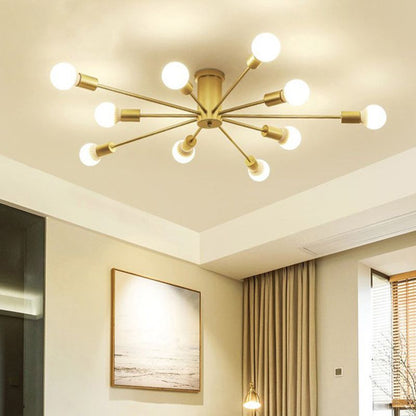 Modern Globe Flush Mount Ceiling Light Luna Bubble