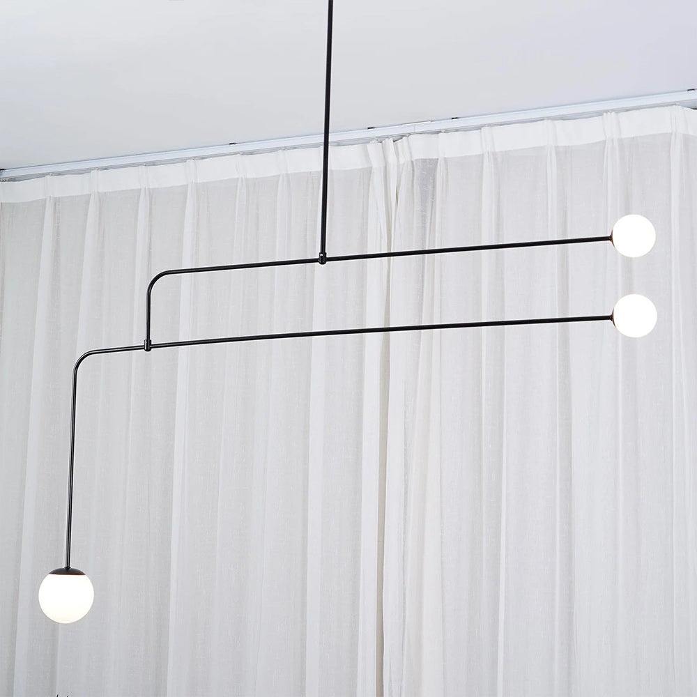 Black Modern Ambience Arisha Linear Pendant Light