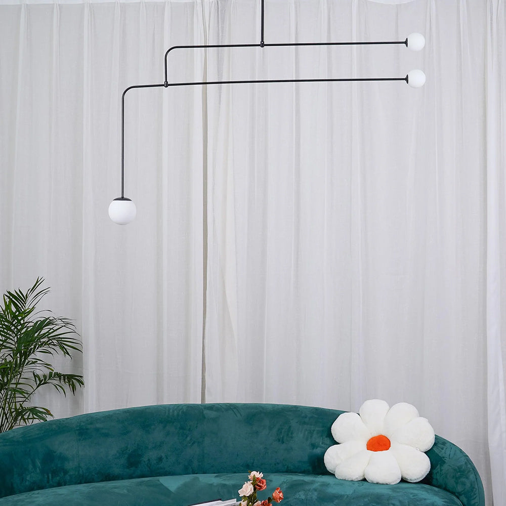 Black Modern Ambience Arisha Linear Pendant Light