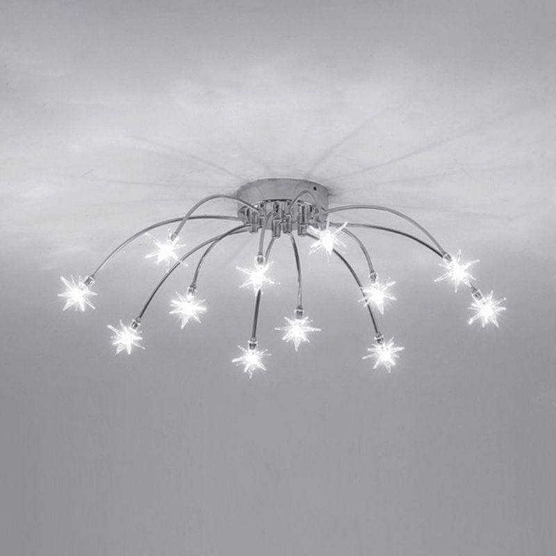 Flush Mount Ceiling Light Aurora Starry Art Deco