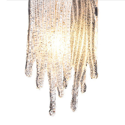 Crystal Accents Gold Jelly Pendant Light