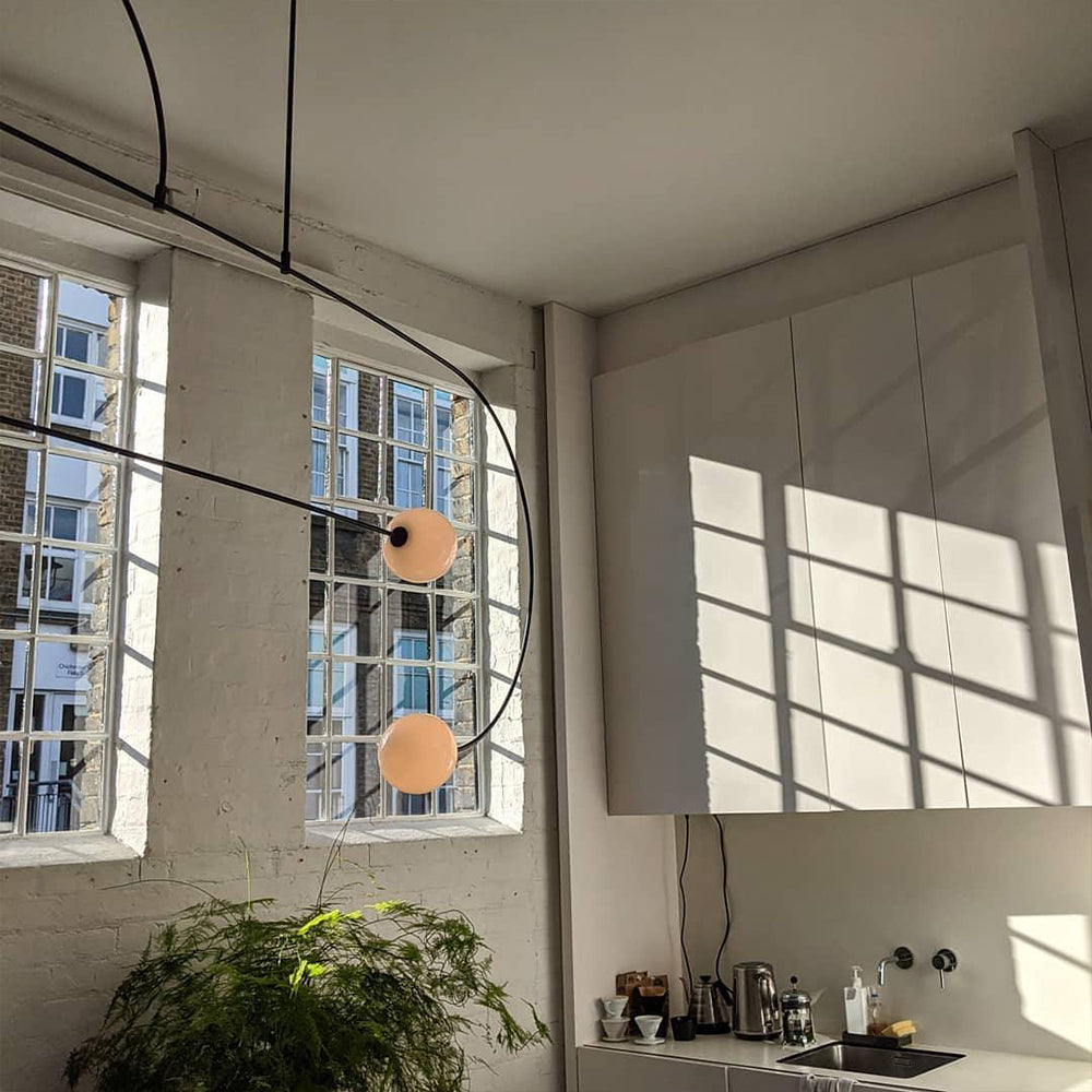 Black Modern Ambience Arisha Linear Pendant Light
