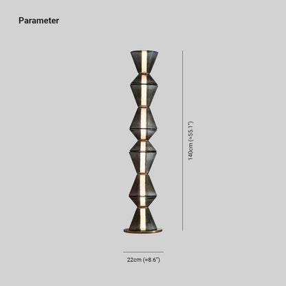 Design Nordique Verre Noir Lampe Pendante et Lampadaire LED
