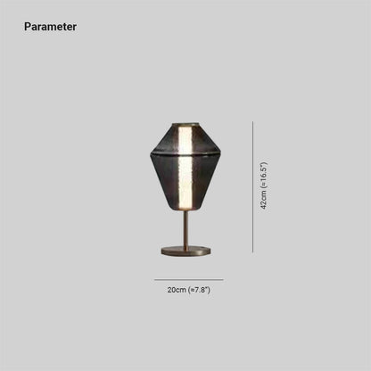 Design Nordique Verre Noir Lampe Pendante et Lampadaire LED