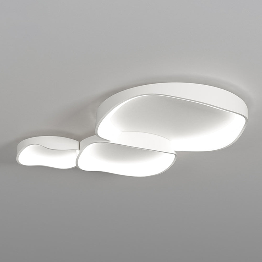 Ceiling Light Elegant Flush Mount Wave For Living Room And Bedroom