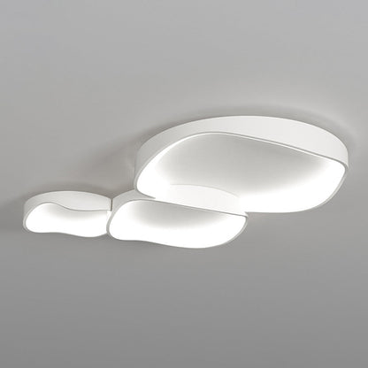 Ceiling Light Elegant Flush Mount Wave For Living Room And Bedroom