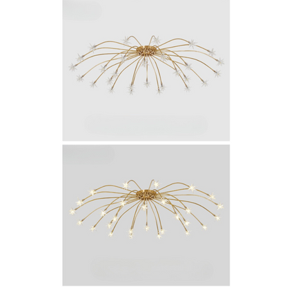 Flush Mount Ceiling Light Aurora Starry Art Deco