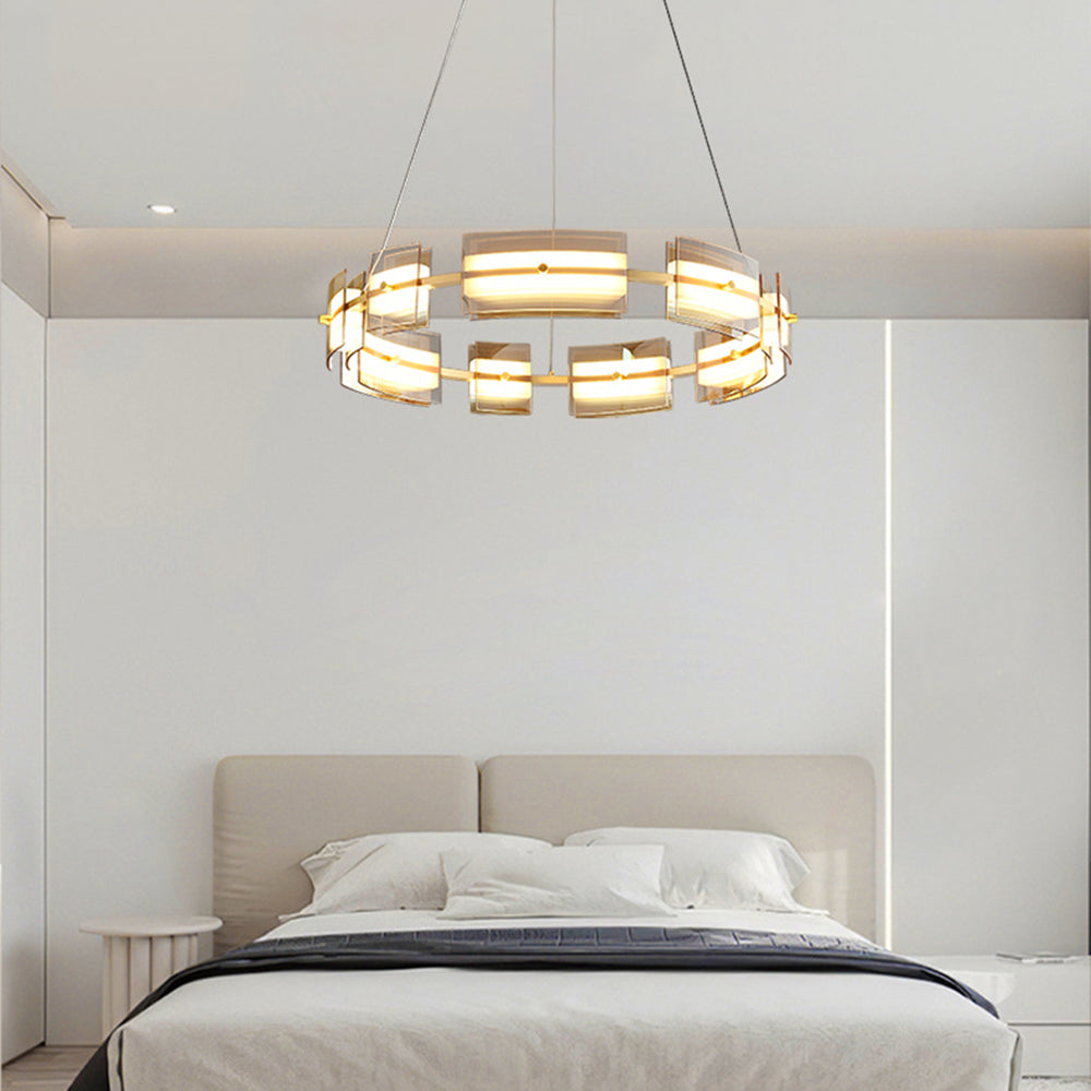 LED Bulbs Minimalist Ring Pendant Light