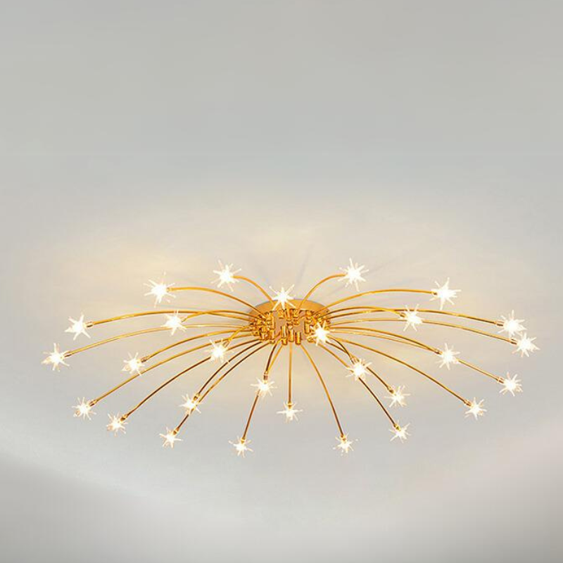 Flush Mount Ceiling Light Aurora Starry Art Deco