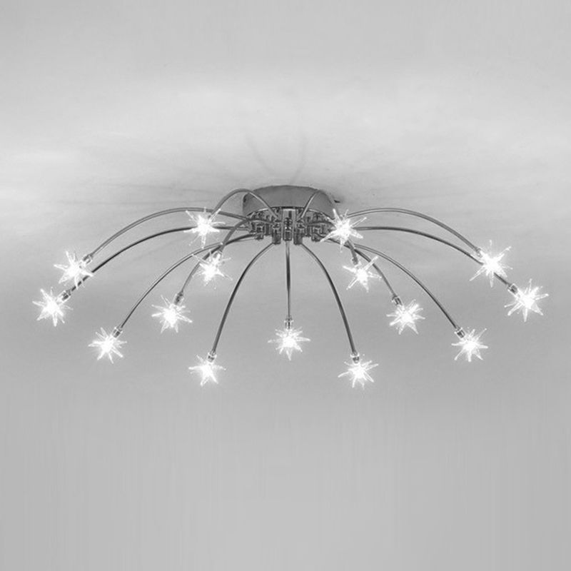 Flush Mount Ceiling Light Aurora Starry Art Deco
