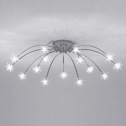 Flush Mount Ceiling Light Aurora Starry Art Deco