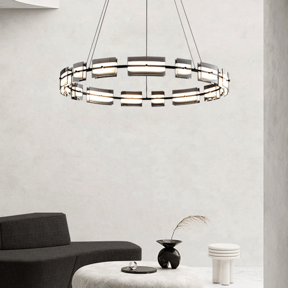 LED Bulbs Minimalist Ring Pendant Light