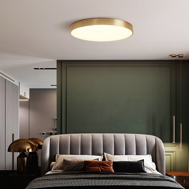 Gold Round Nordic Inspired LED Ceiling Light