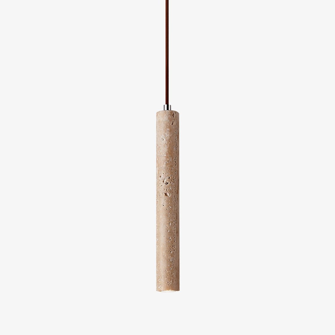 Indoor Ambience Cylindrical Pendant Light For Travertine