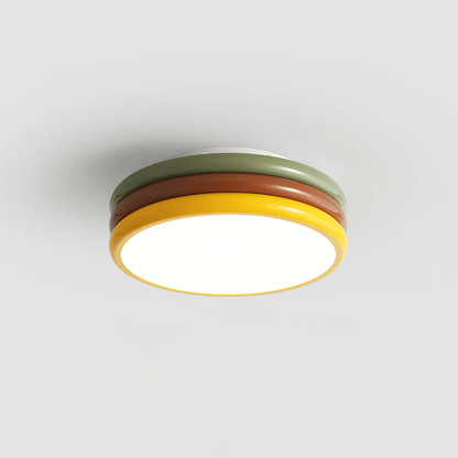 Warm Panel Accents PrismStack Colour Ceiling Lamp