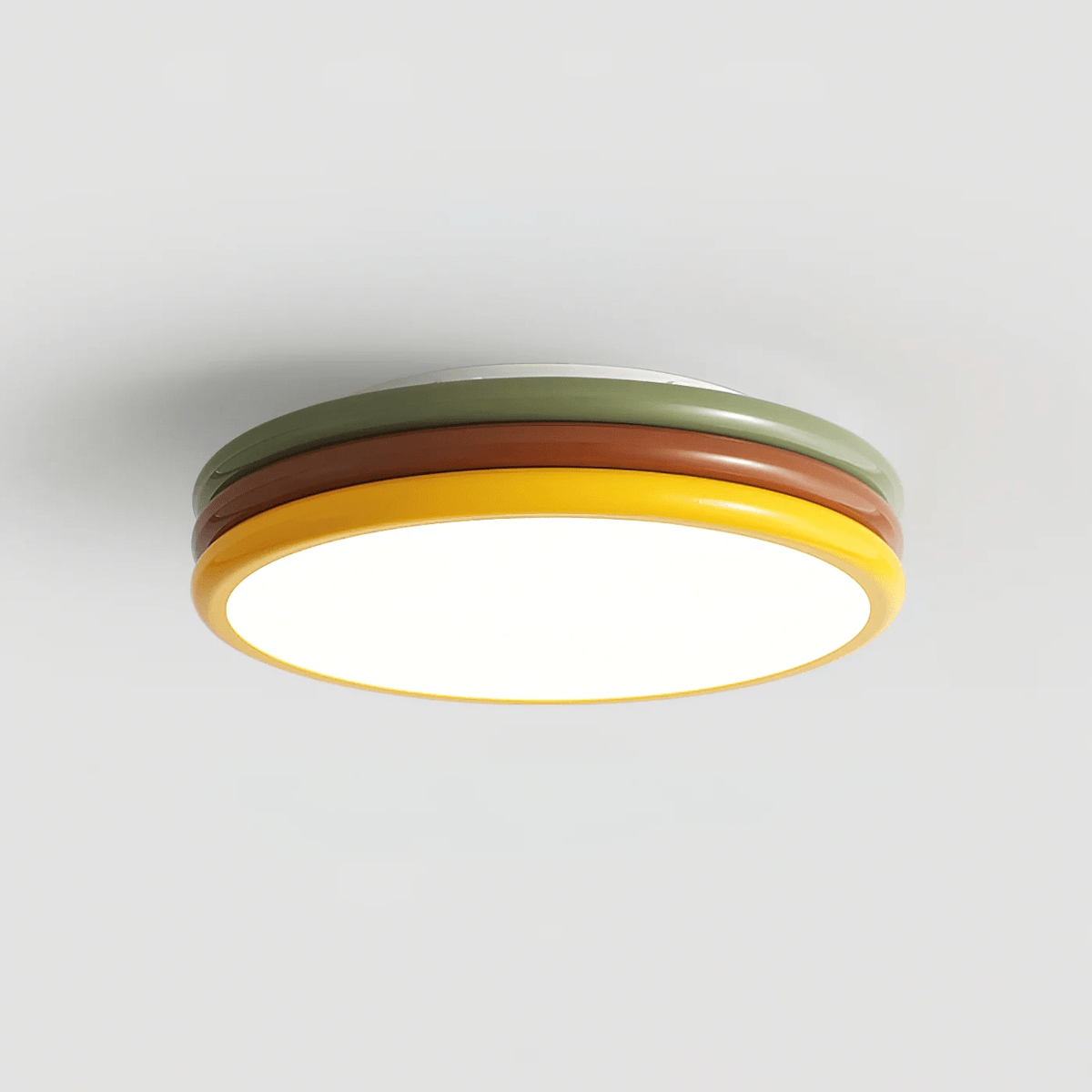 Warm Panel Accents PrismStack Colour Ceiling Lamp