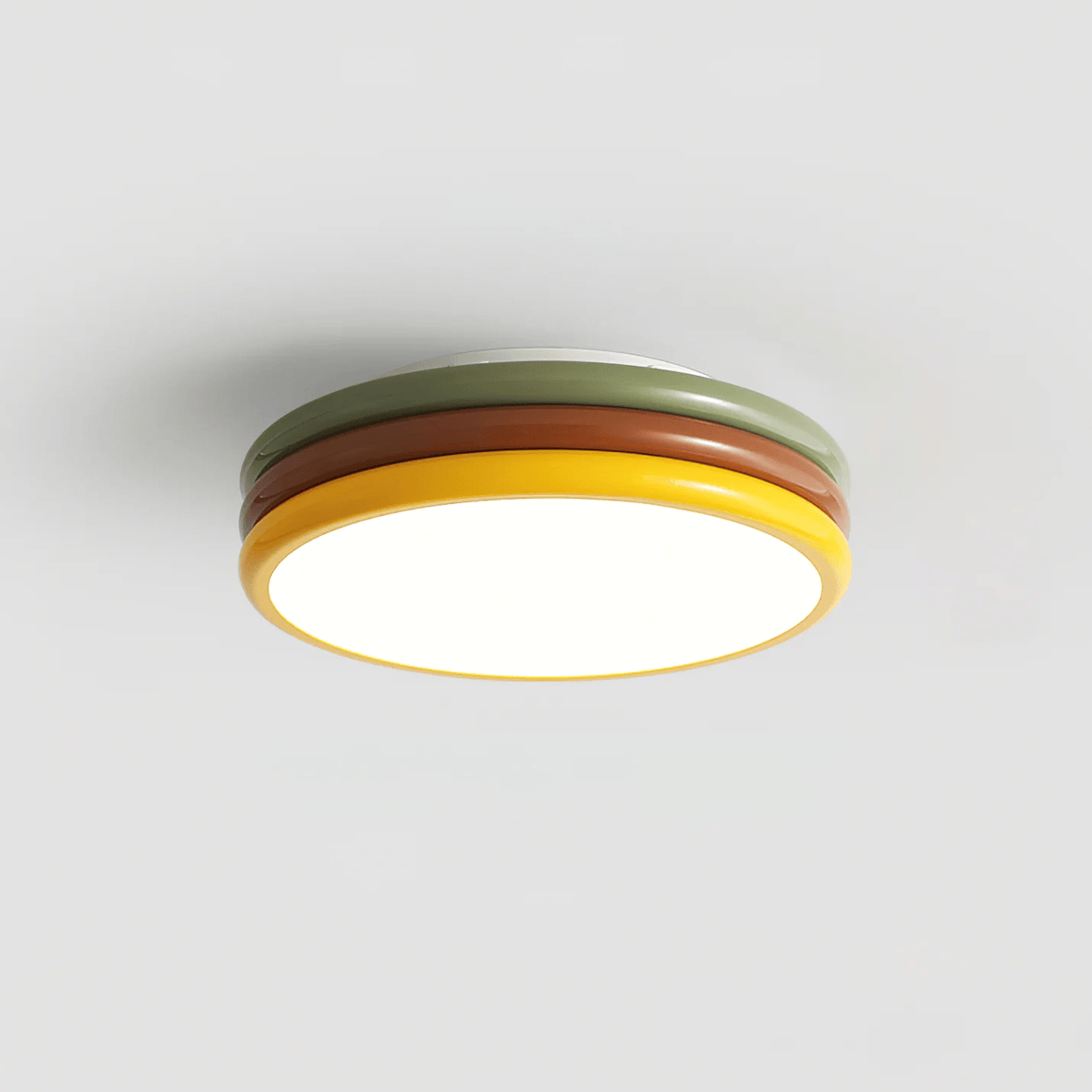 Warm Panel Accents PrismStack Colour Ceiling Lamp