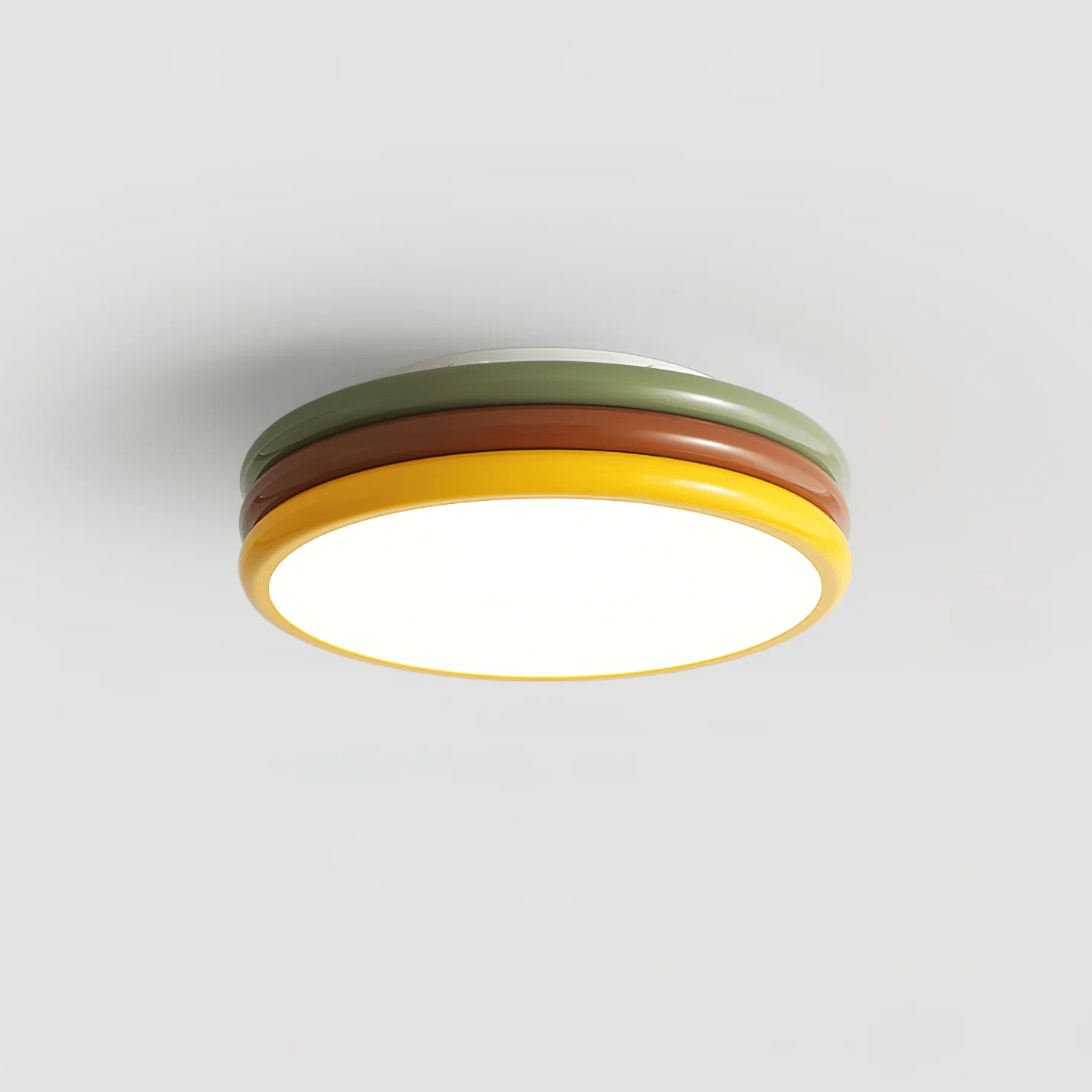 Warm Panel Accents PrismStack Colour Ceiling Lamp