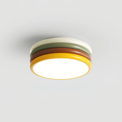 Warm Panel Accents PrismStack Colour Ceiling Lamp