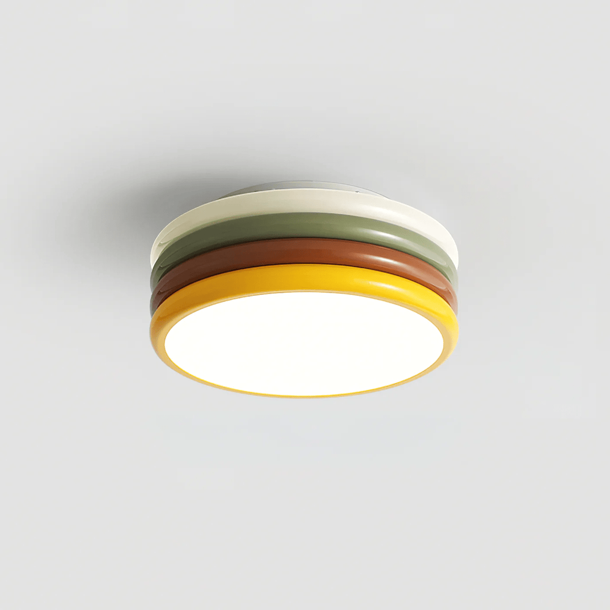 Warm Panel Accents PrismStack Colour Ceiling Lamp