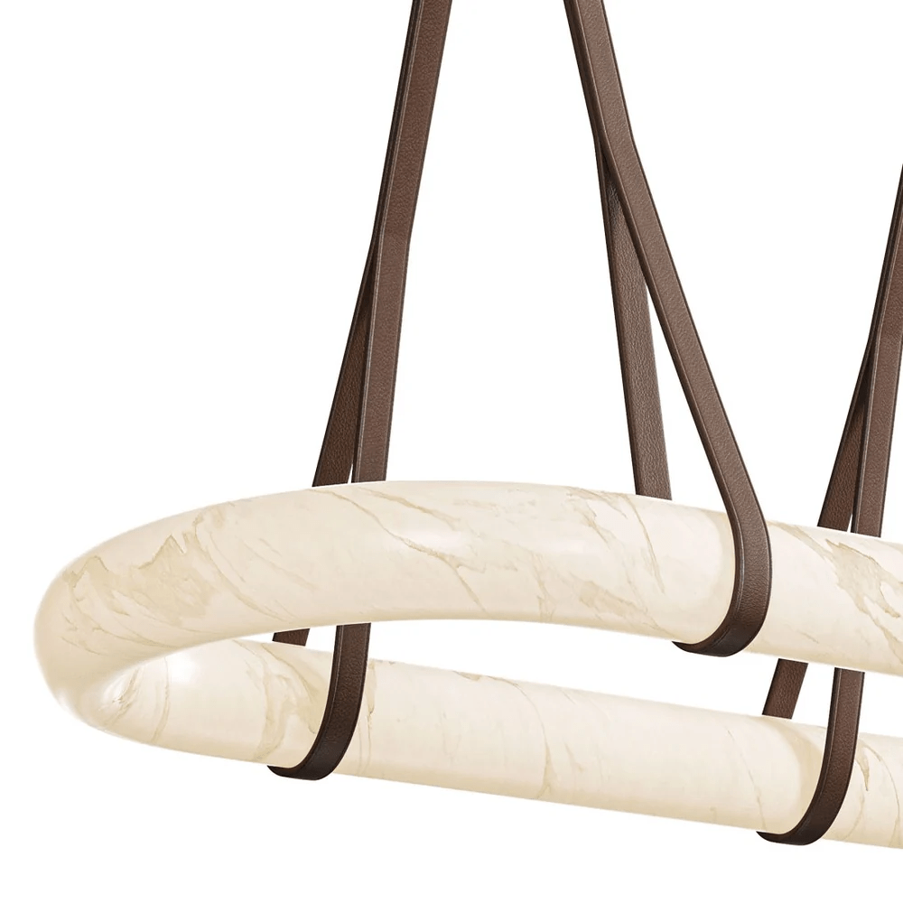Soft Ambient Glow Alabaster Pendant Lamp