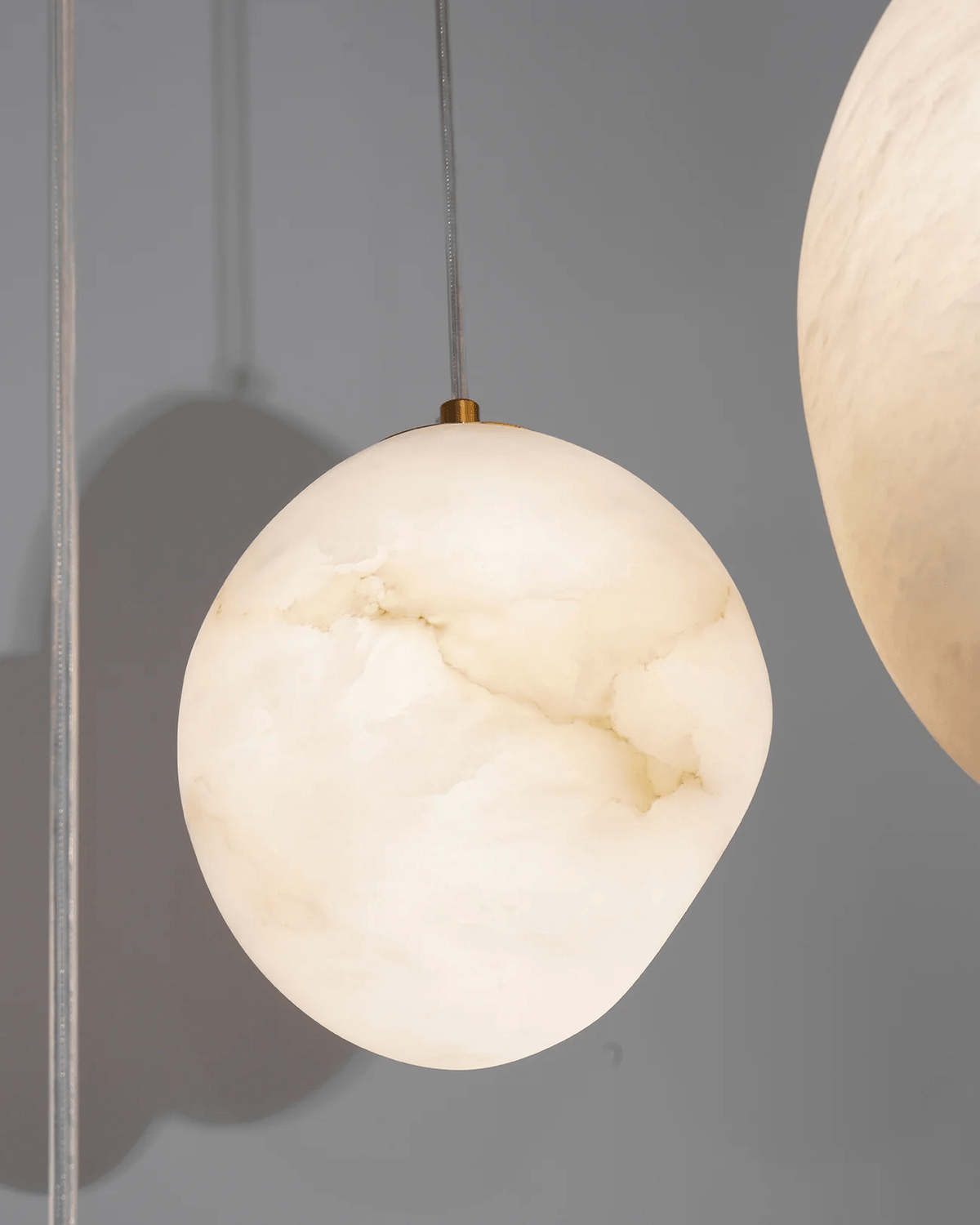 Soft Ambient Glow Nerida Alabaster Pendant Light