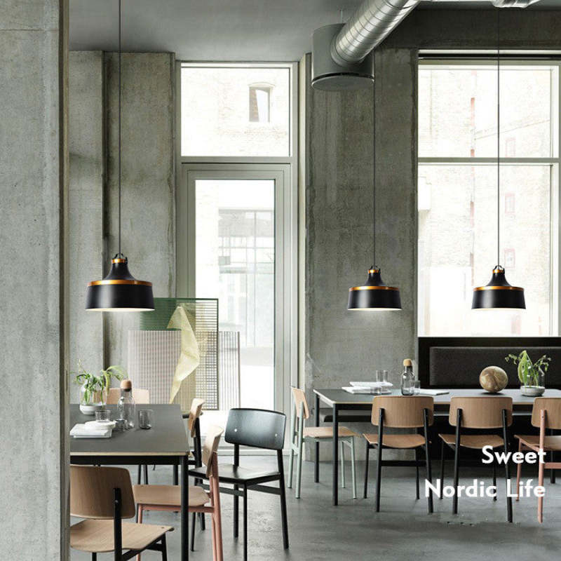 Modern Colorful Pendant Light Metal Shade