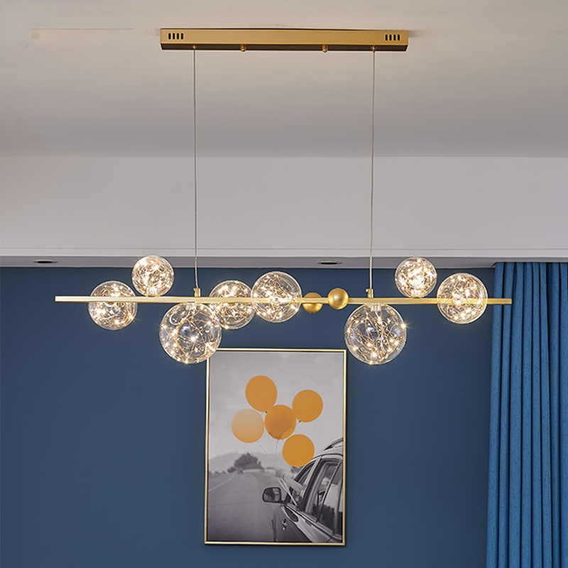 Warm Glow Glass Art Deco Pendant Light