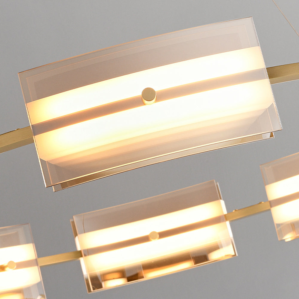 LED Bulbs Minimalist Ring Pendant Light